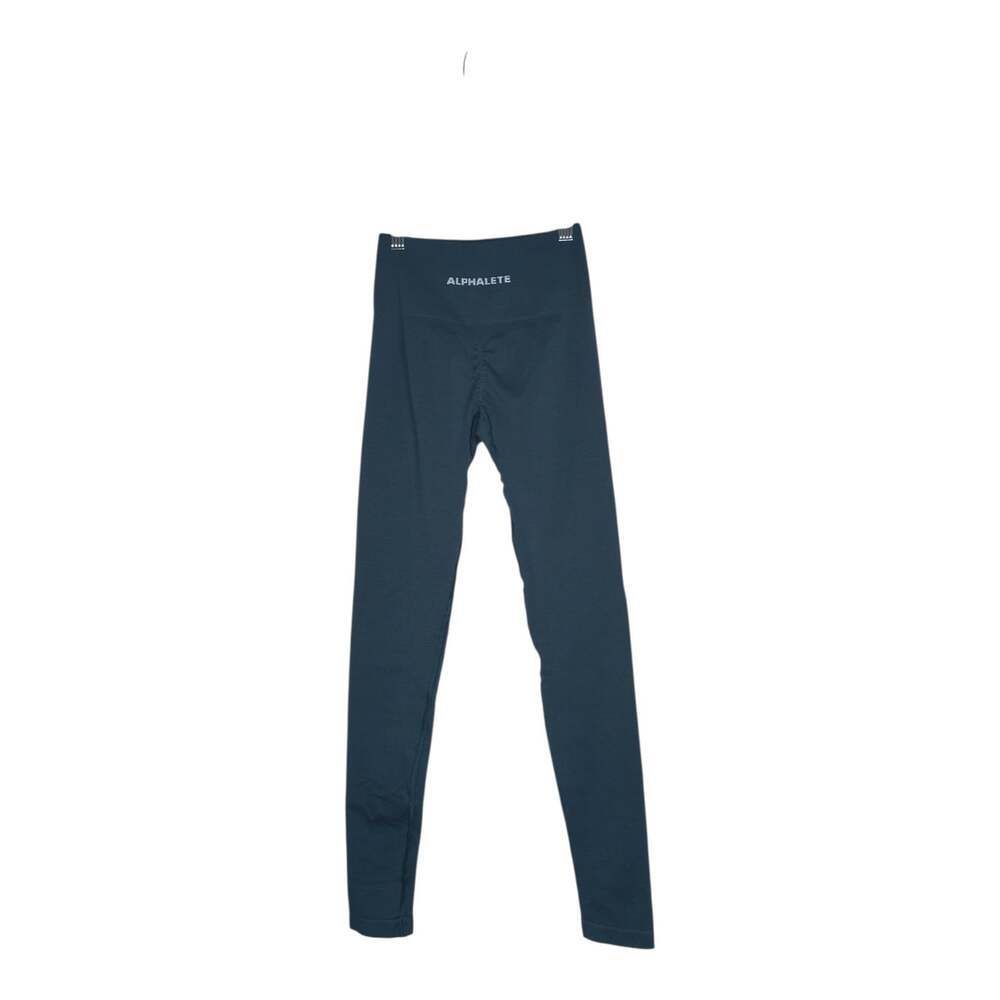 Alphalete Revival Seamless Compression Leggings Women's XS GreenishBlue MidRise